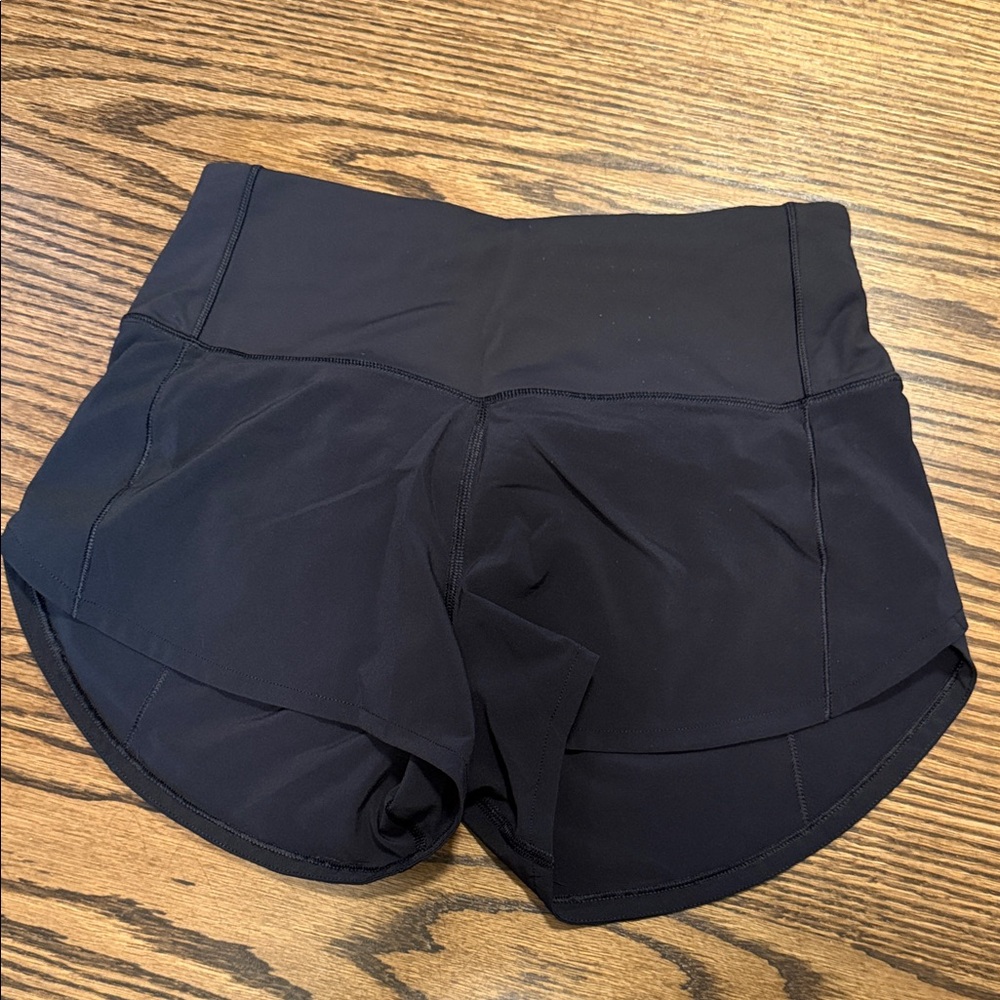 lululemon athletica Black High-Rise Running Shorts